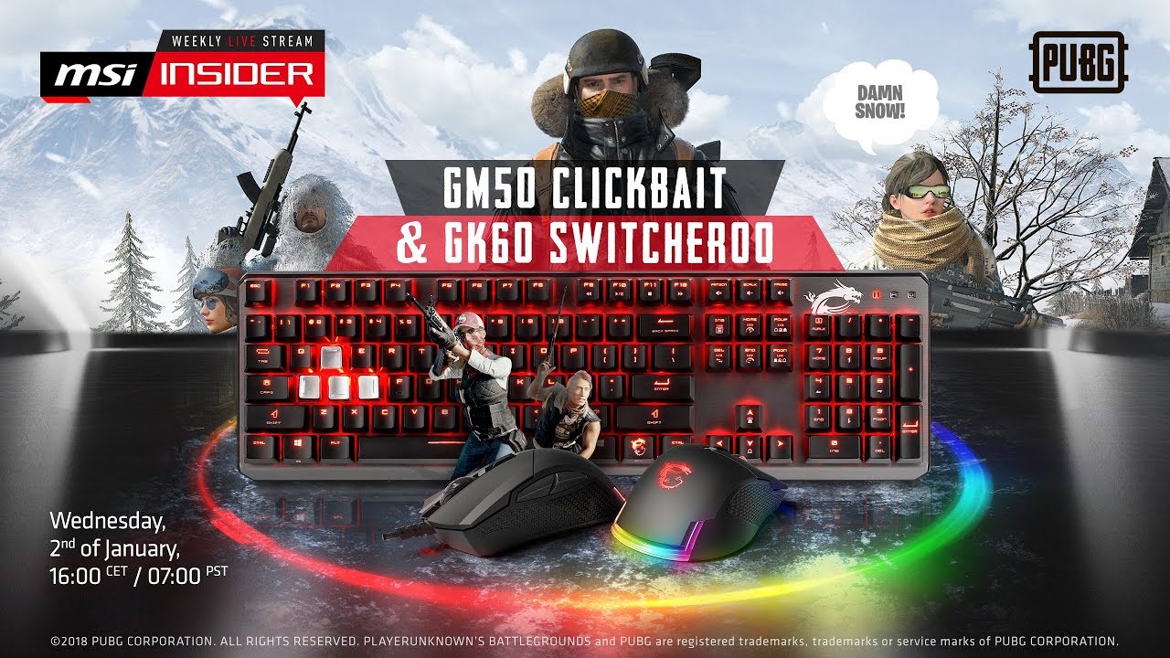 Clutch GM50 Clickbait & Vigor GK60 Switcheroo