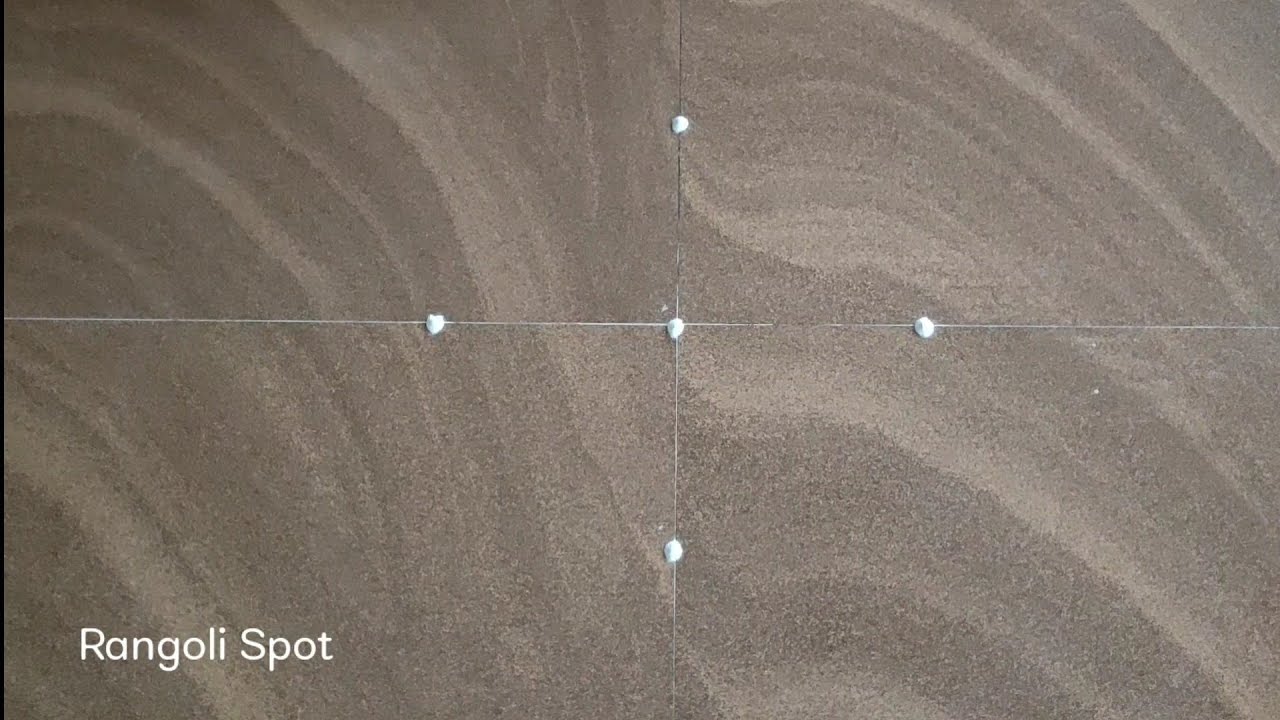 Dots Kolam easy way || Rangoli Spot 