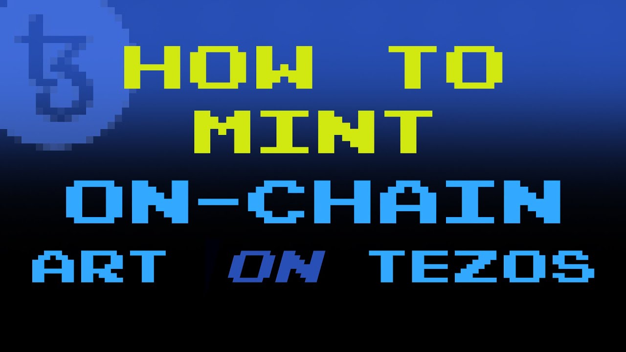 No need for IPFS for your NFTs | How to Mint 100% On-Chain Art on Tezos and Sell on Objkt