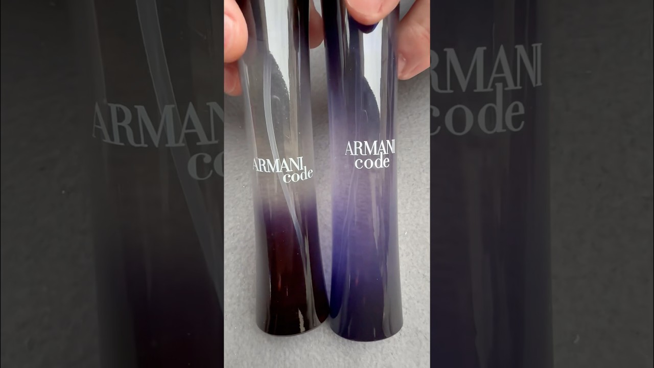 Fake vs Real Armani Code  Pour Femme Perfume