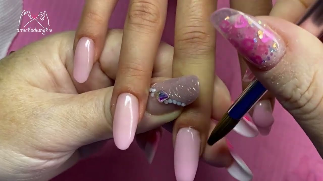 💅🏻 ritocco unghie mandorla lunga in acrygel 💅🏻✨