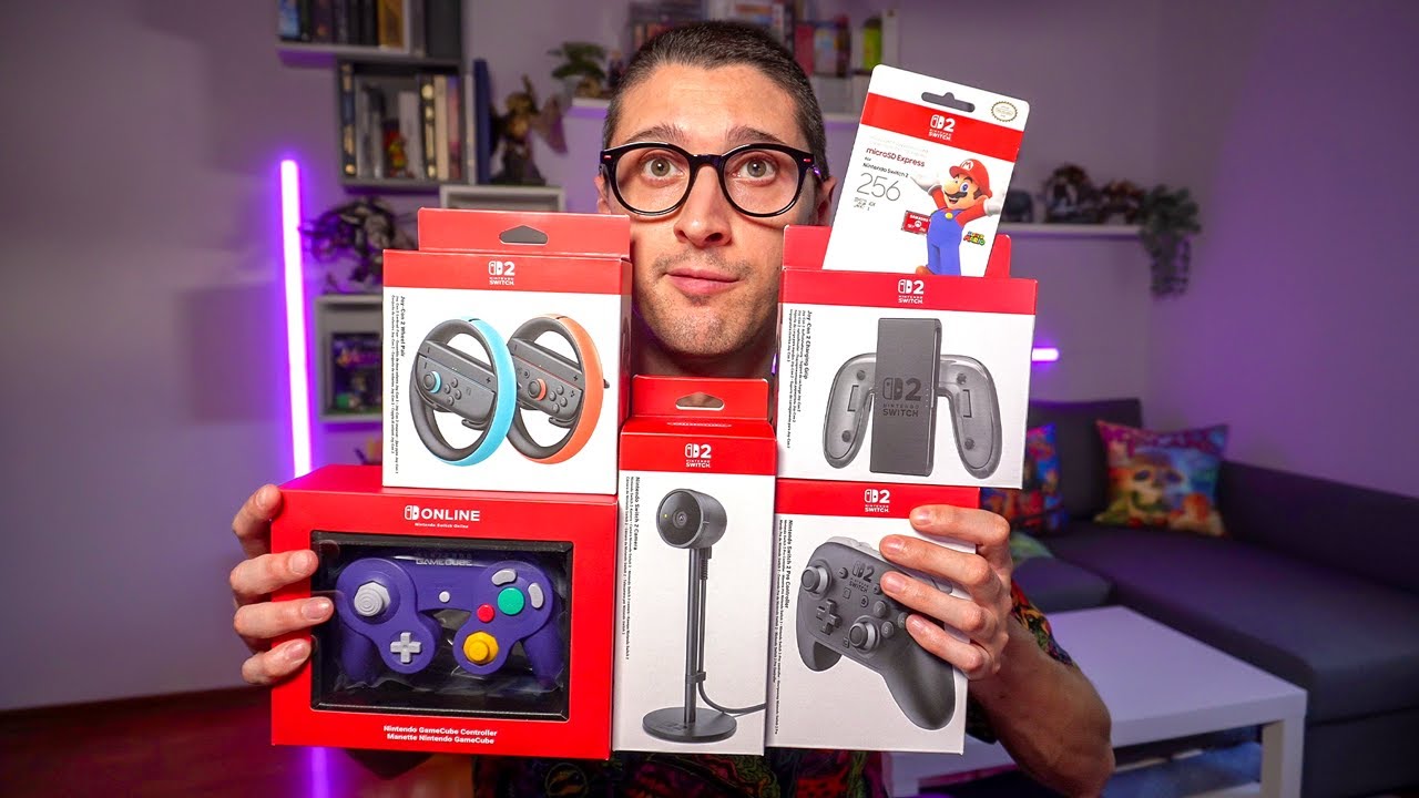 📦 Unboxing di QUASI tutti gli accessori ufficiali per Nintendo Switch 2!