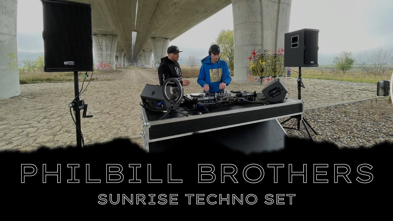 PhilBill Brothers Sunrise Techno Set / 6.11.2022 / Prague
