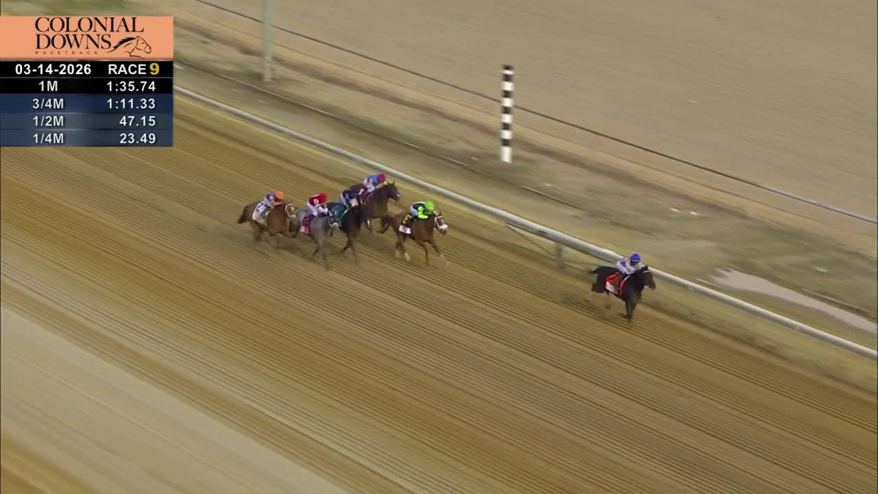 Incredibolt storms to 4-length Virginia Derby win, surging atop Kentucky Derby points race