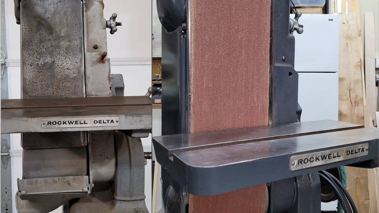 Delta 6 X 48 belt sander restoration (voice over)
