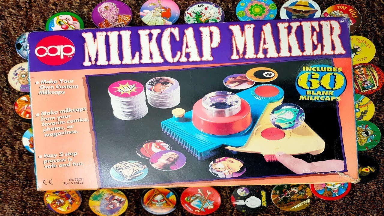 Создайте свои собственные POGS с помощью Milkcap Maker | Odd Pod