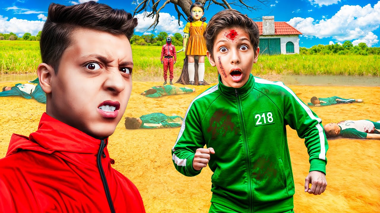 خسرت اخوي الصغير في لعبة الحبار الجزء 3😭💔| ROBLOX