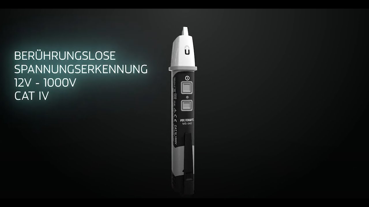 VOLTCRAFT Spannungs- und Magnetfeldtester MS-Serie, berührungslos
