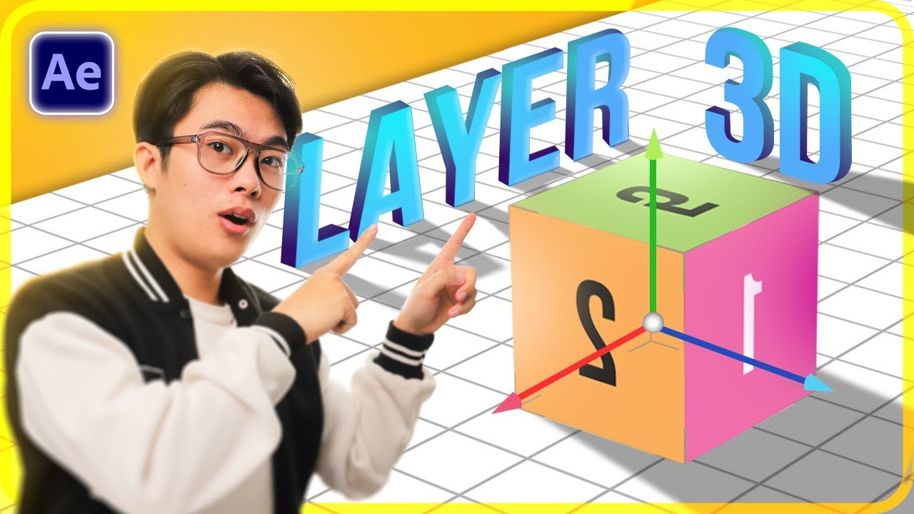 Học múa LAYER 3D cơ bản trong After Effects | QuạHD