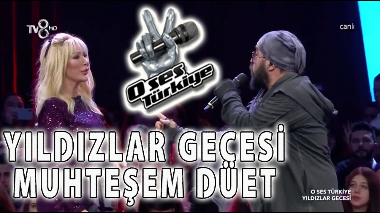 O Ses Türkiye Yıldızlar Gecesi Muhteşem Düet (Sergio Gürlek Ft Seda Sayan Keten Helva) Beyaz ne Dedi