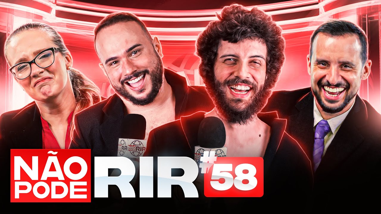 JORNAL NÃO PODE RIR com Diogo Defante, Marcos Castro, Luciana D'Aulizio e Ed Gama