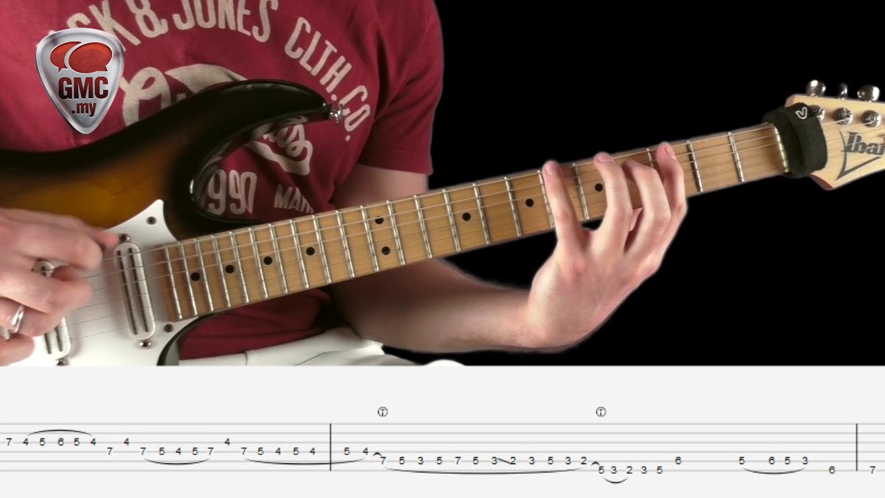 Guthrie Govan Lick w/ tabs & backing