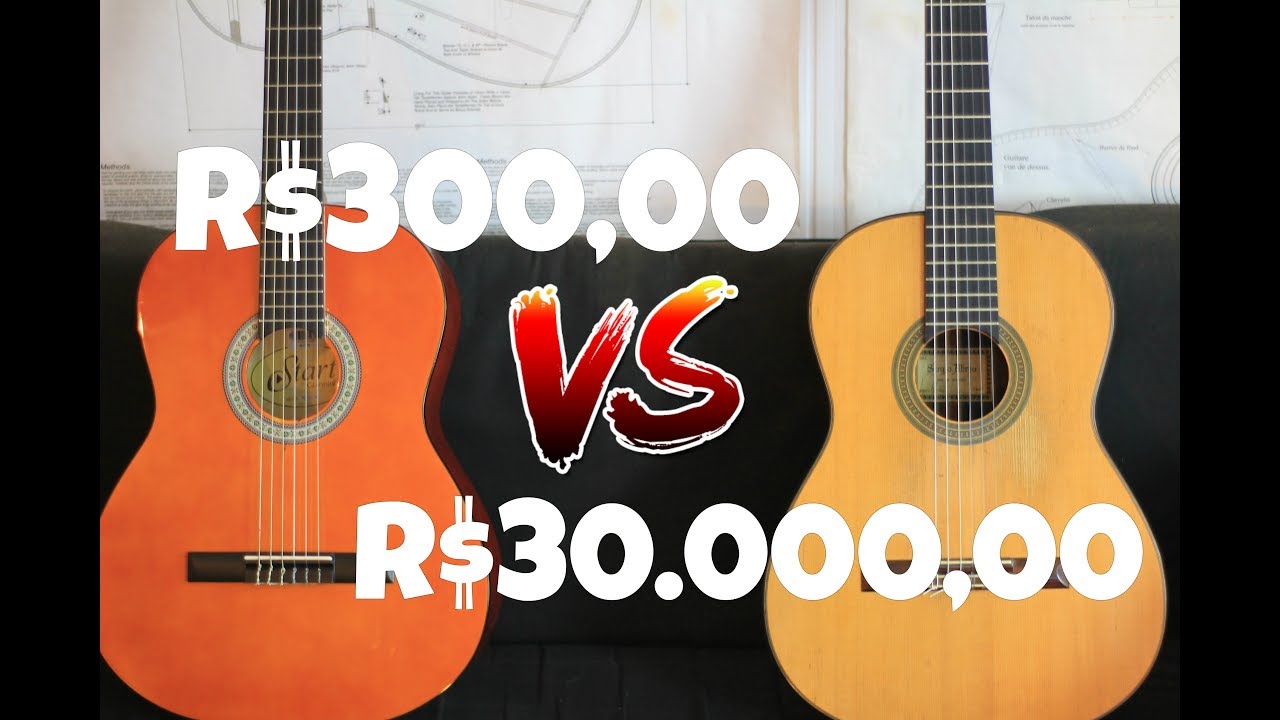Violão de R$300,00 VS R$30.000,00 - Fabio Lima