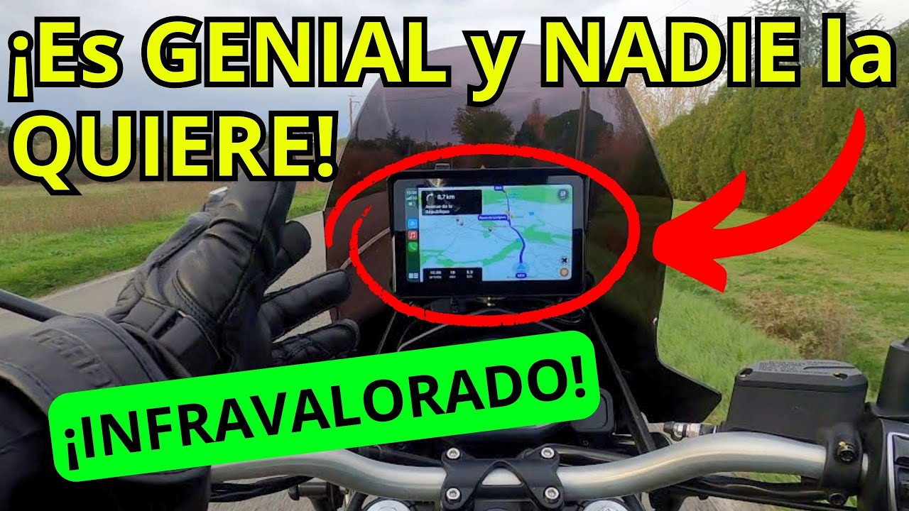 ¡El Accesorio DEFINITIVO para tu Moto! Carplay W603D Carpuride