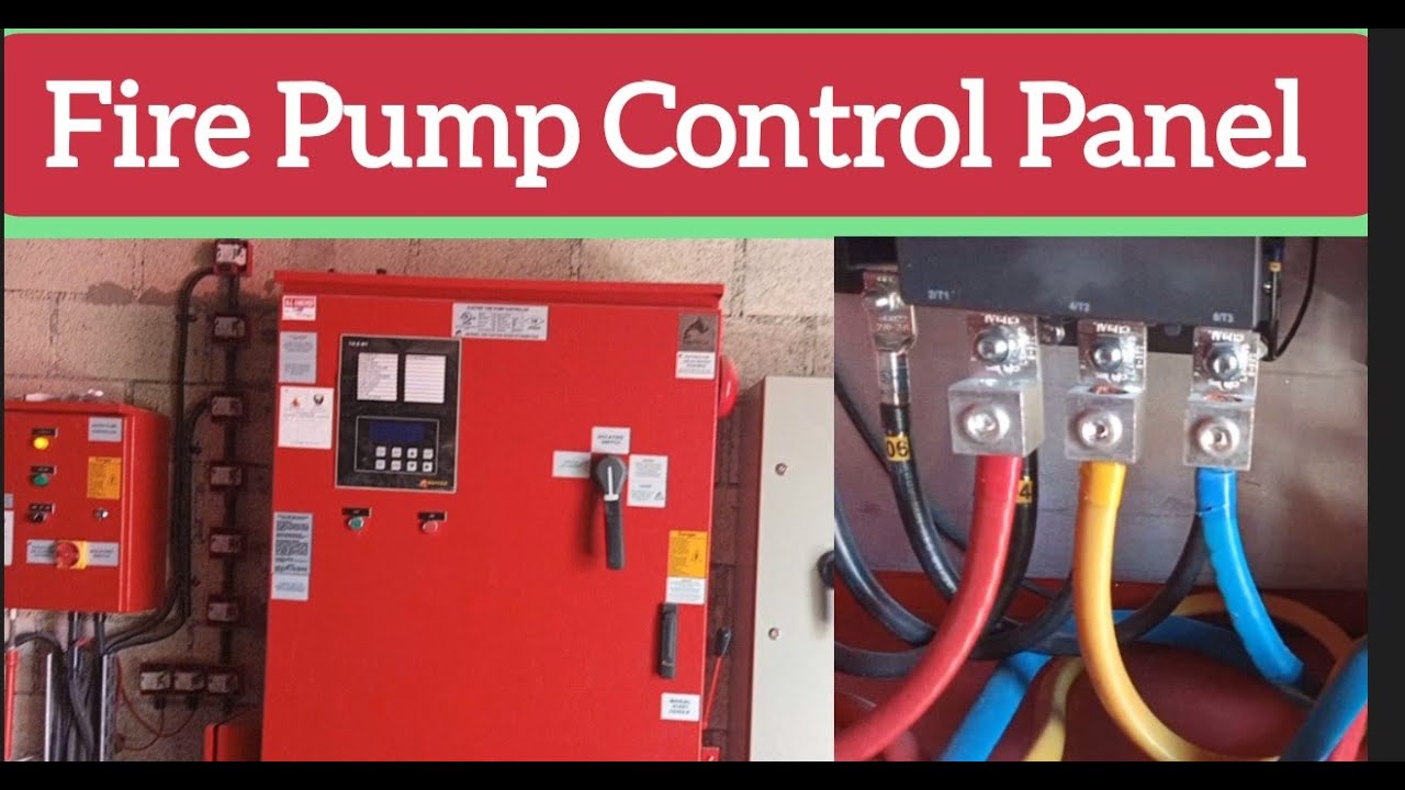 Fire Pump Control Panel Wiring | Fire Pump Electrical Pump Cable connection  | Fire Fighting Pump