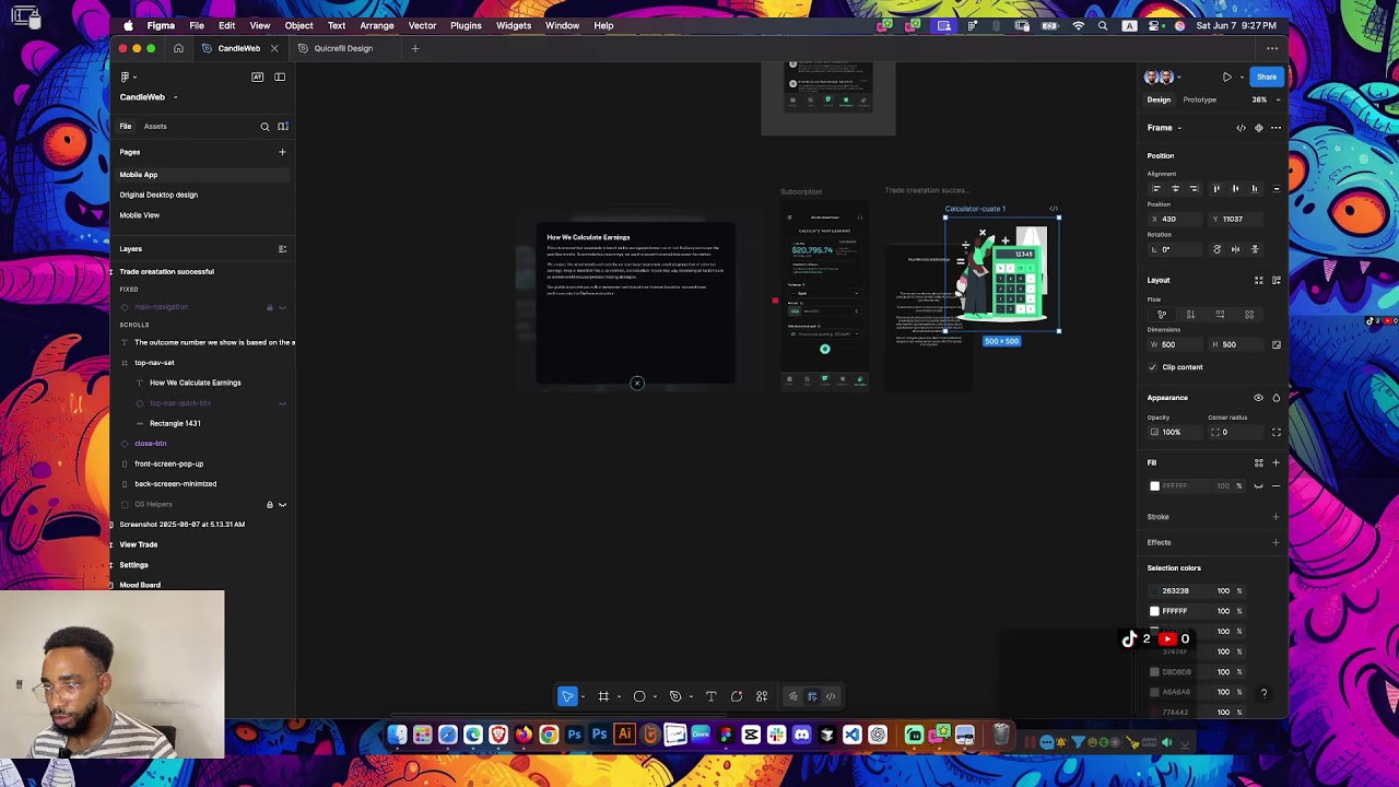 App design in Figma