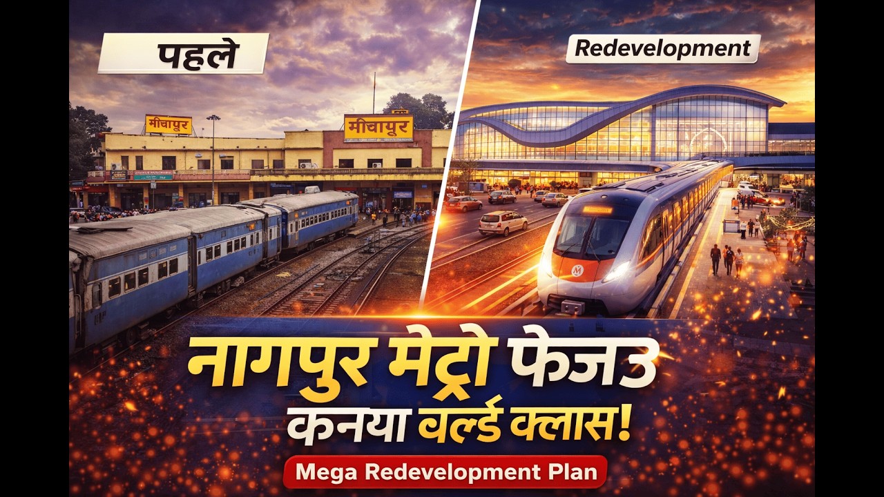नागपुर रेलवे स्टेशन का नया अवतार: अब बनेगा वर्ल्ड क्लास!