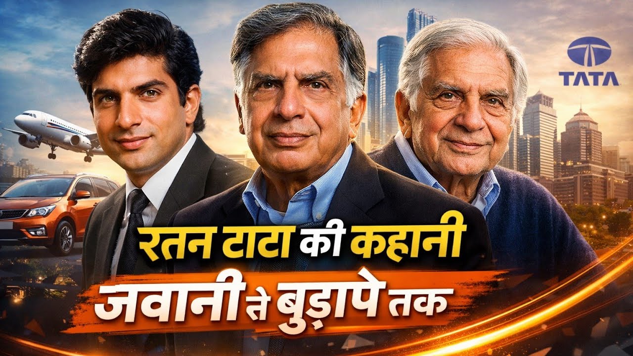 रतन टाटा की कहानी जवानी से बुढ़ापे तक || Ratan Tata || @inspirationalcinemahindi 