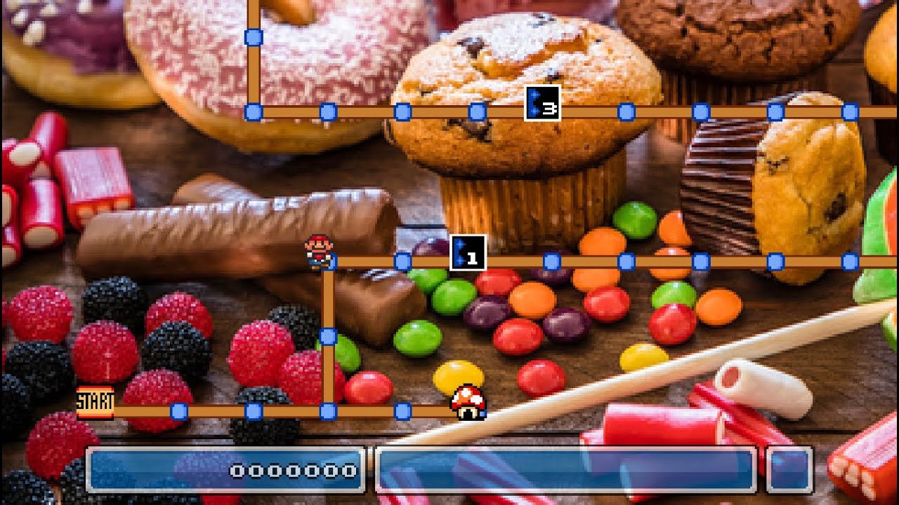Super Mario 4 Jugadores Legacy - The Sweet World
