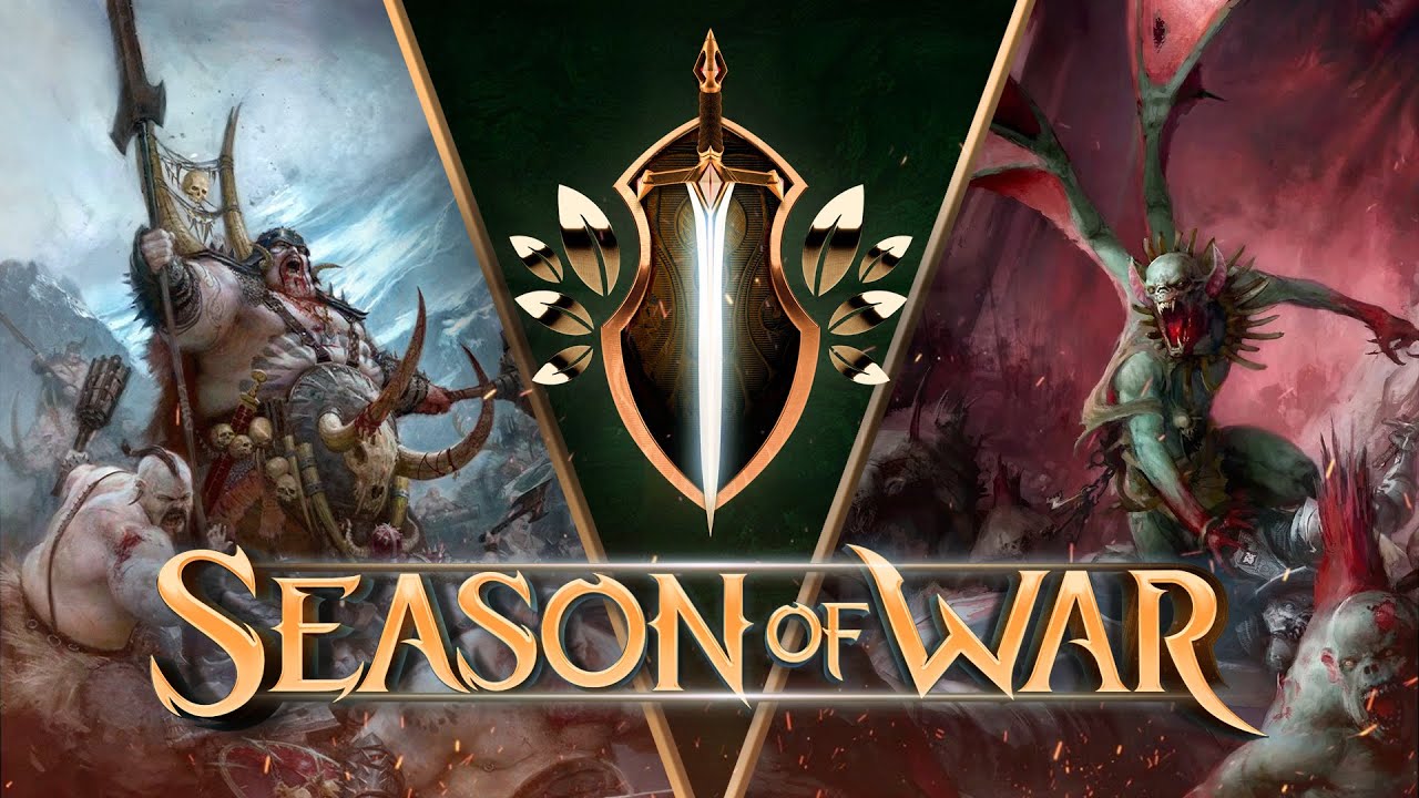 AoS 4 | Племена Огора против Дворов Пожирателей Плоти | Отчёт о битве Warhammer Age of Sigmar