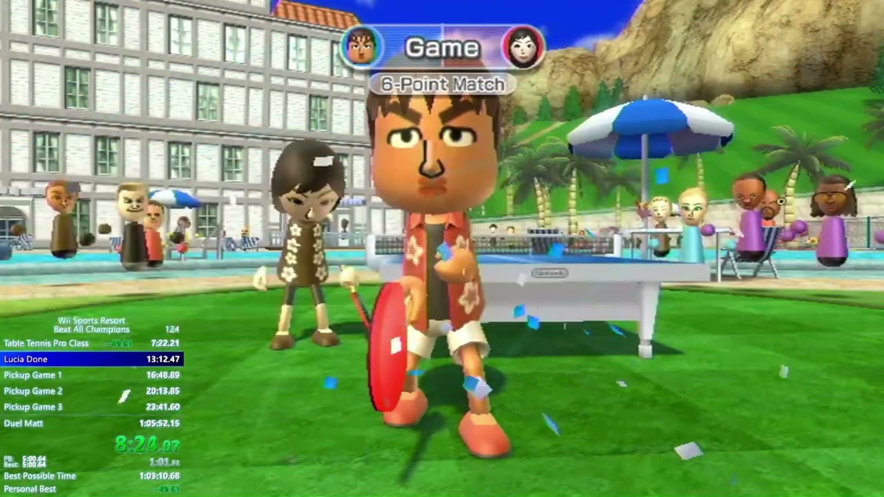 (WR) Wii Sports Resort Beat All Champions 1:04:35