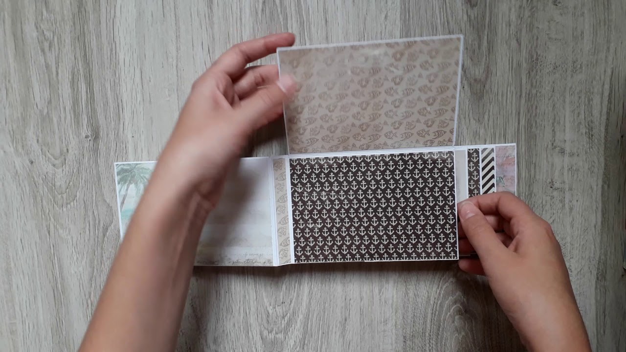 Mini album z papierami od Laserowe Love