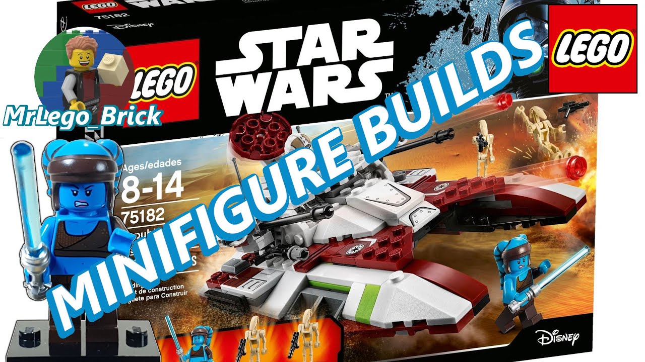 Lego Star Wars - Republic Fighter Tank Minifigures 75182 - Stop Motion Build - Star Wars Builds
