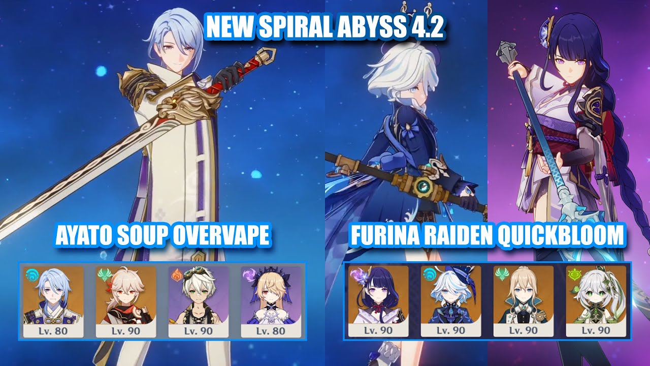 C0 Furina BEATS NEW 4.2 Spiral Abyss! C0 Furina Raiden Quickbloom & C0 Ayato Soup | Genshin Impact