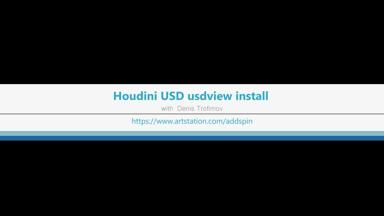 Install Pixar usdview
