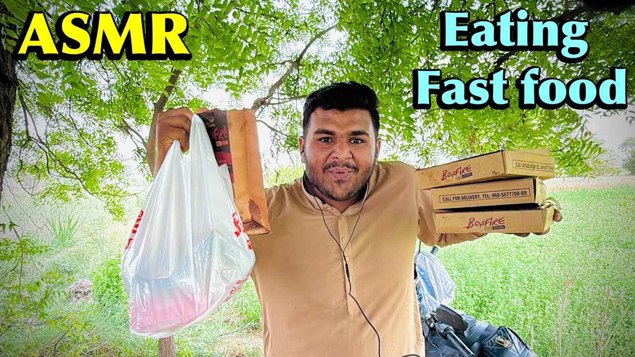 Asmr Eating Some fast food 🍱 items || Back to my channel after a few days.