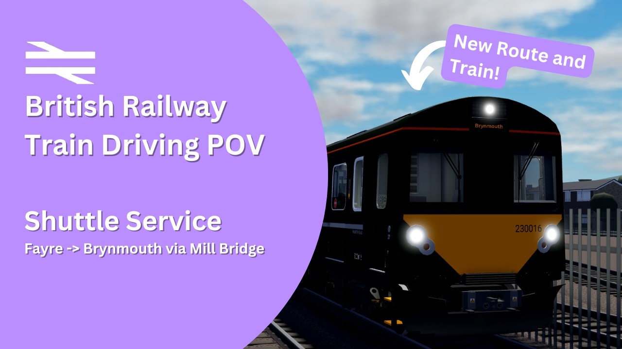 Roblox British Railway Train Driving Episode 25 | Fayre has been Relocated!