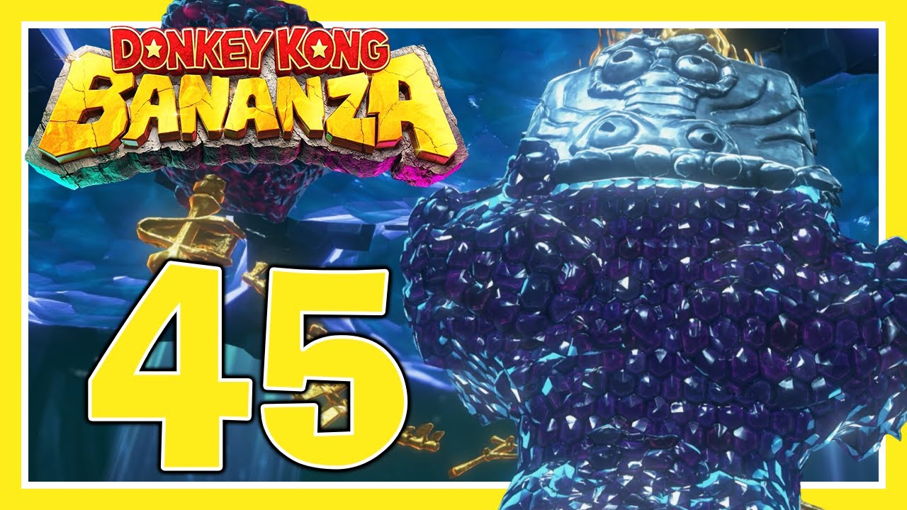 Donkey Kong Bananza # 45 🍌 Bosskampf gegen Grumpy Kong in der Kristallschicht