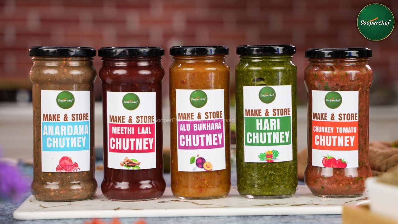 Chutney Recipes (Make and Store) by SooperChef (Ramzan Recipes)