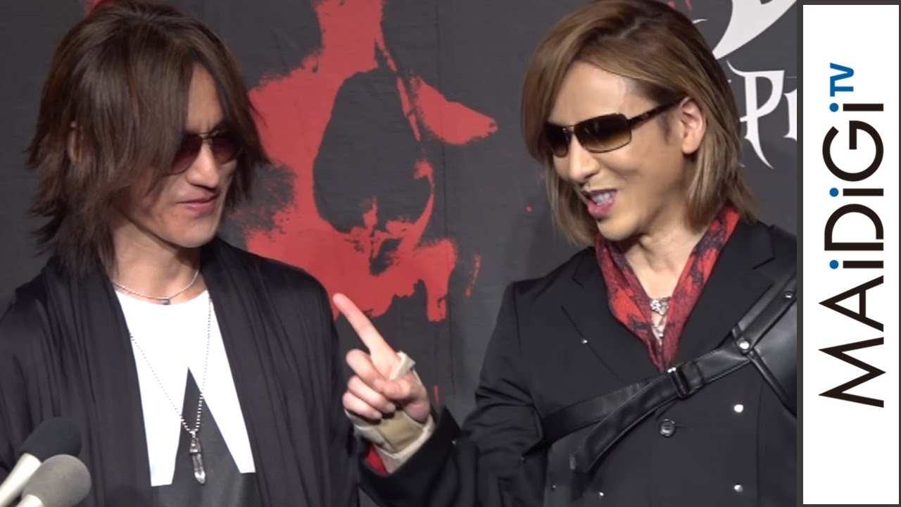YOSHIKI＆SUGIZO、「X JAPAN」新曲完成まであと「1%」　「VISUAL JAPAN SUMMIT 2016」記者発表会6