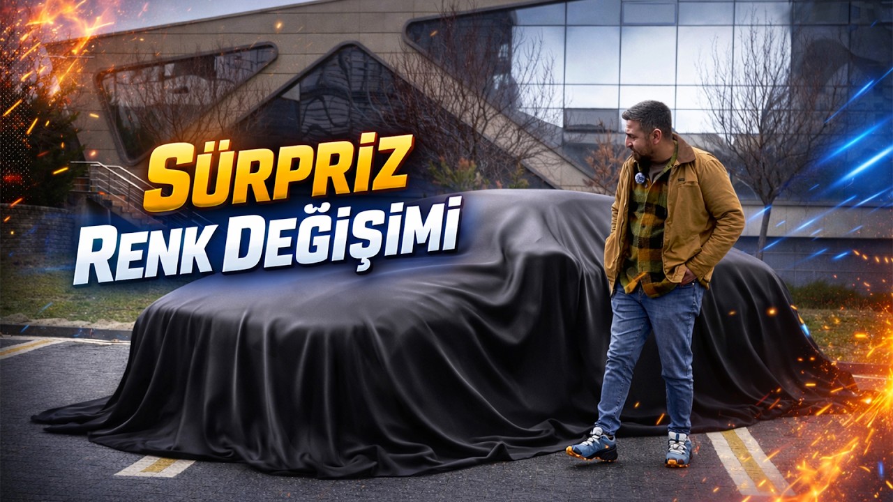 AUDI A3'ümüze Sürpriz Renk Değişimi!