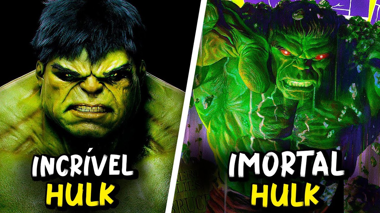 10 Diferenças entre o Incrível HULK e o Imortal HULK