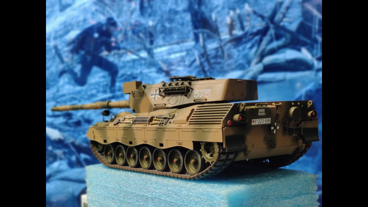 Täielik algaja ehitab Tamiya 1:35 skaala Leopard 1A4 tanki. Osa 1