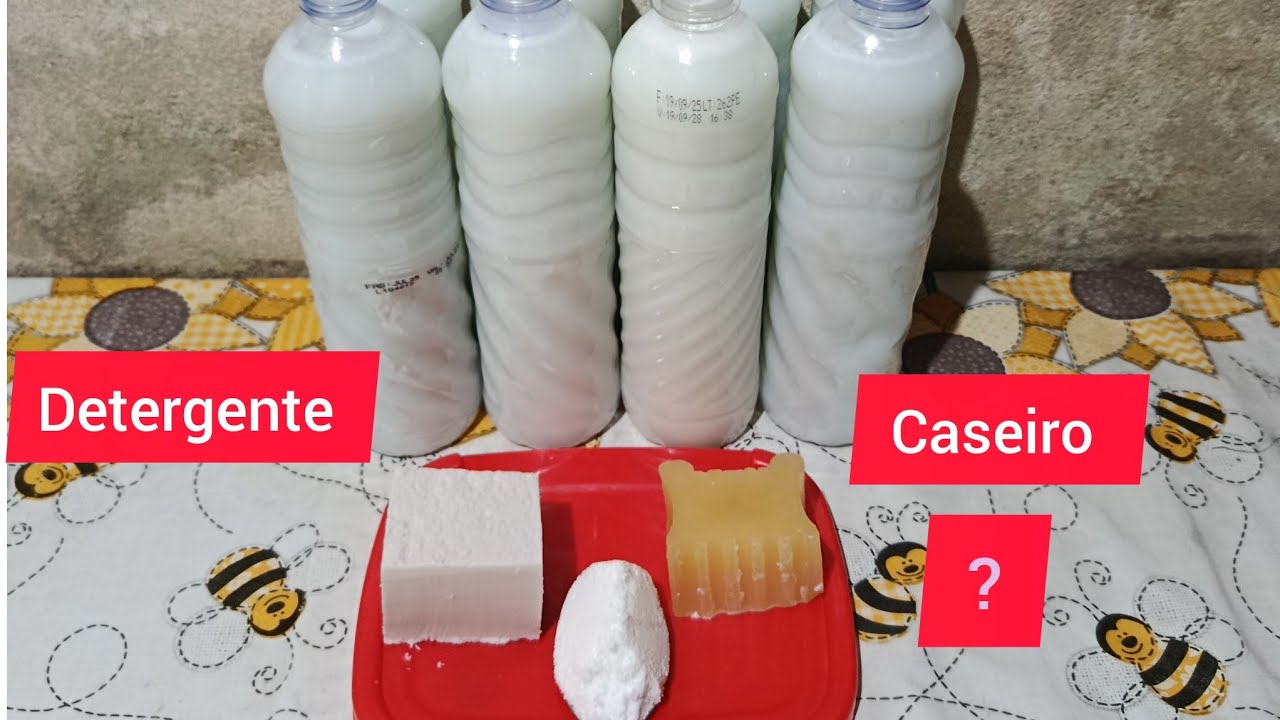 Mais uma receita de detergente caseiro 