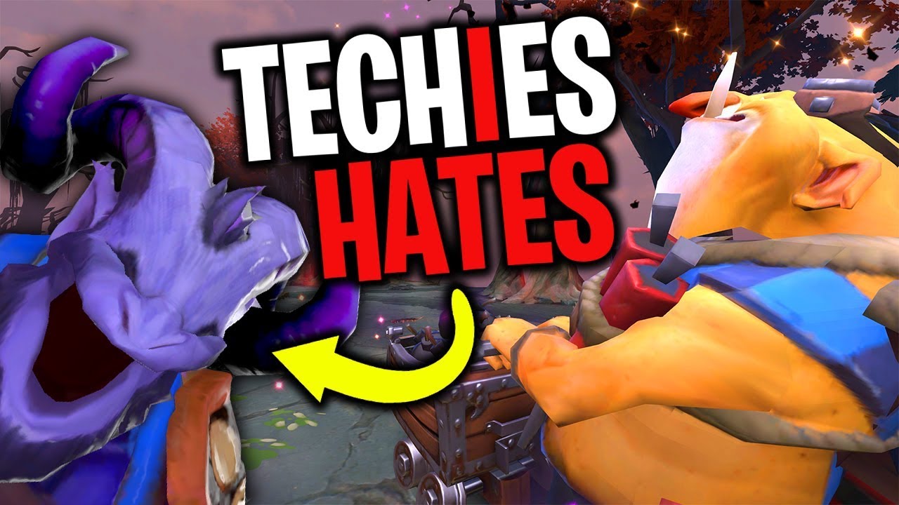 Techies Hates Riki - DotA 2 Funny Moments