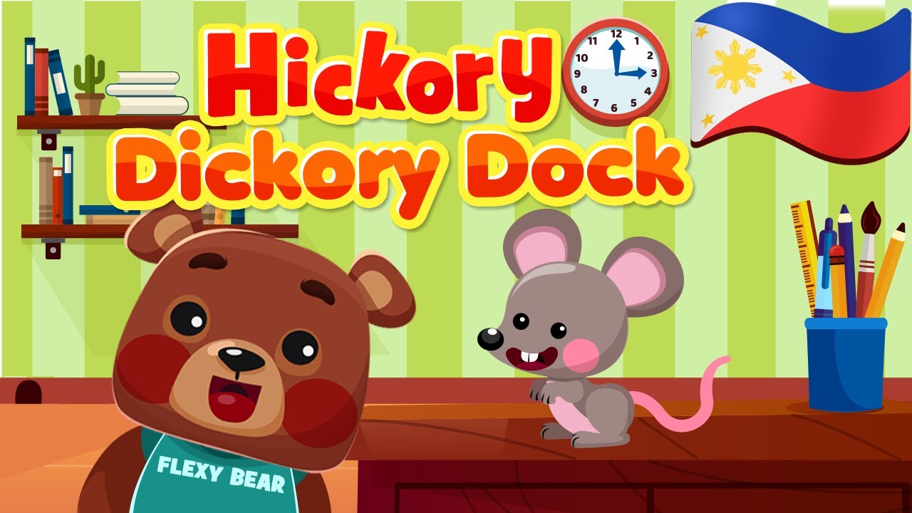 Hickory Dickory Dock in Filipino | Philippines Kids Nursery Rhymes & Songs | Awit Pambata