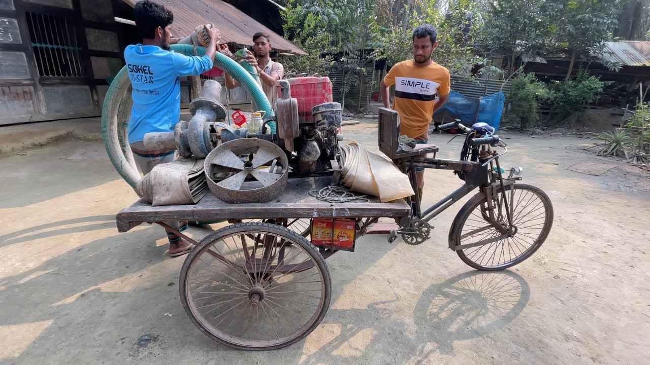 পুকুরের সব মাছ ধরে ফেলব ।। তাই মেশিন নিয়ে আসলাম 😲🐟