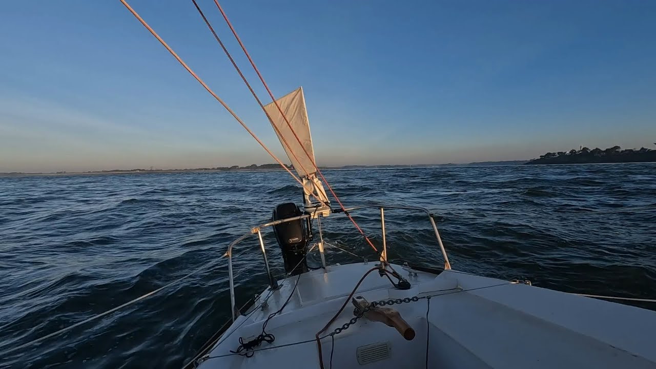 Première navigation de l'année, et avec le régulateur d'allure !