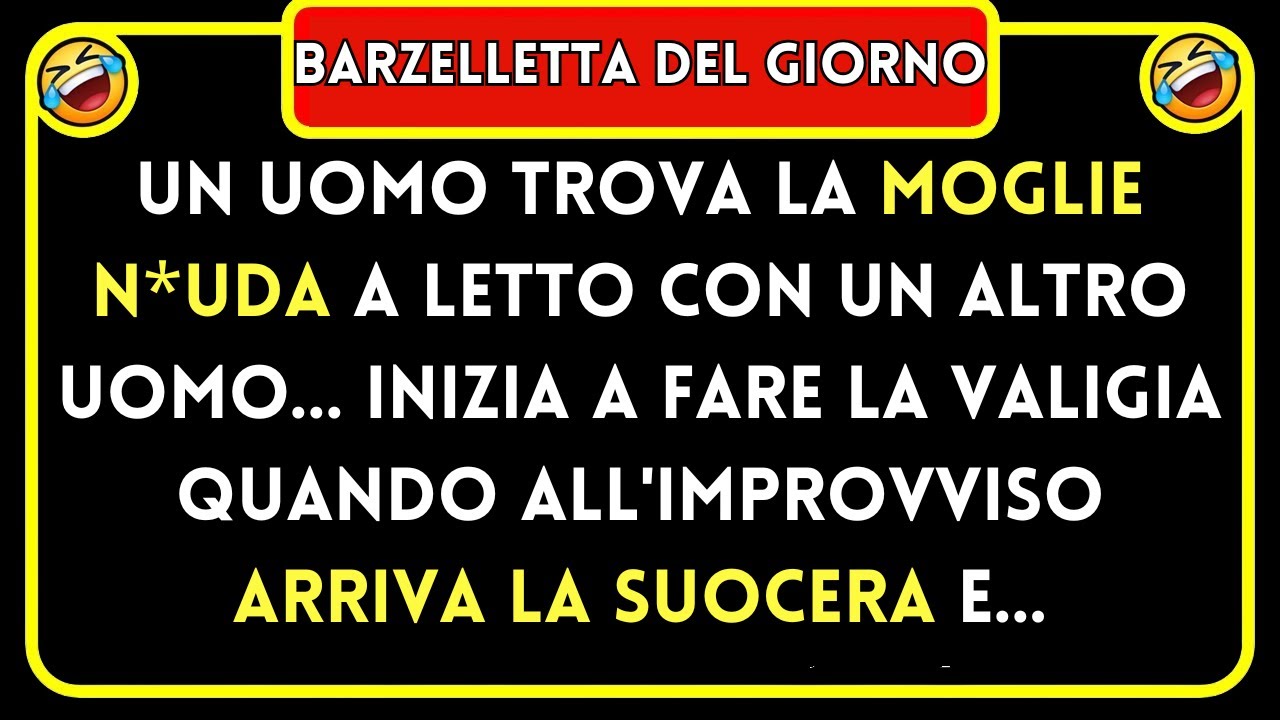 MIGLIORE BARZELLETTA DEL GIORNO! 🤣 Un Uomo Trova La Moglie... Tante Risate! 🤣