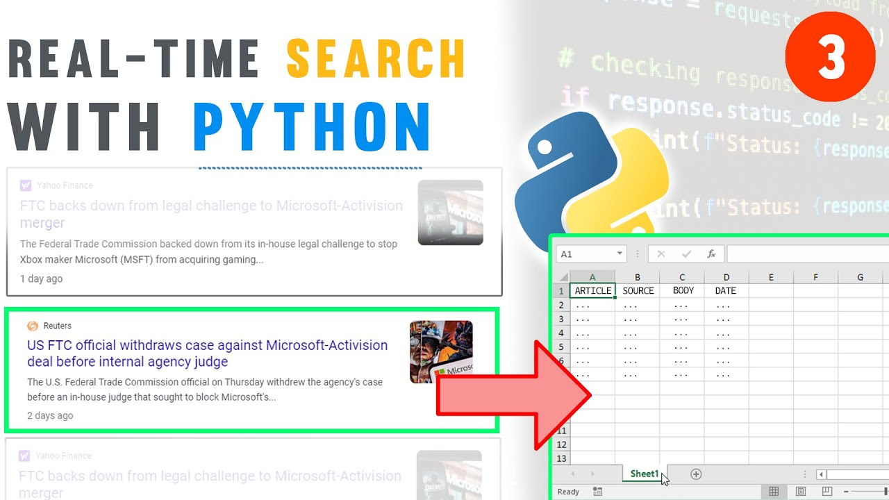 Web Scrape Google News with Python Requests and Beautiful Soup | Part 3 #webscraping #python