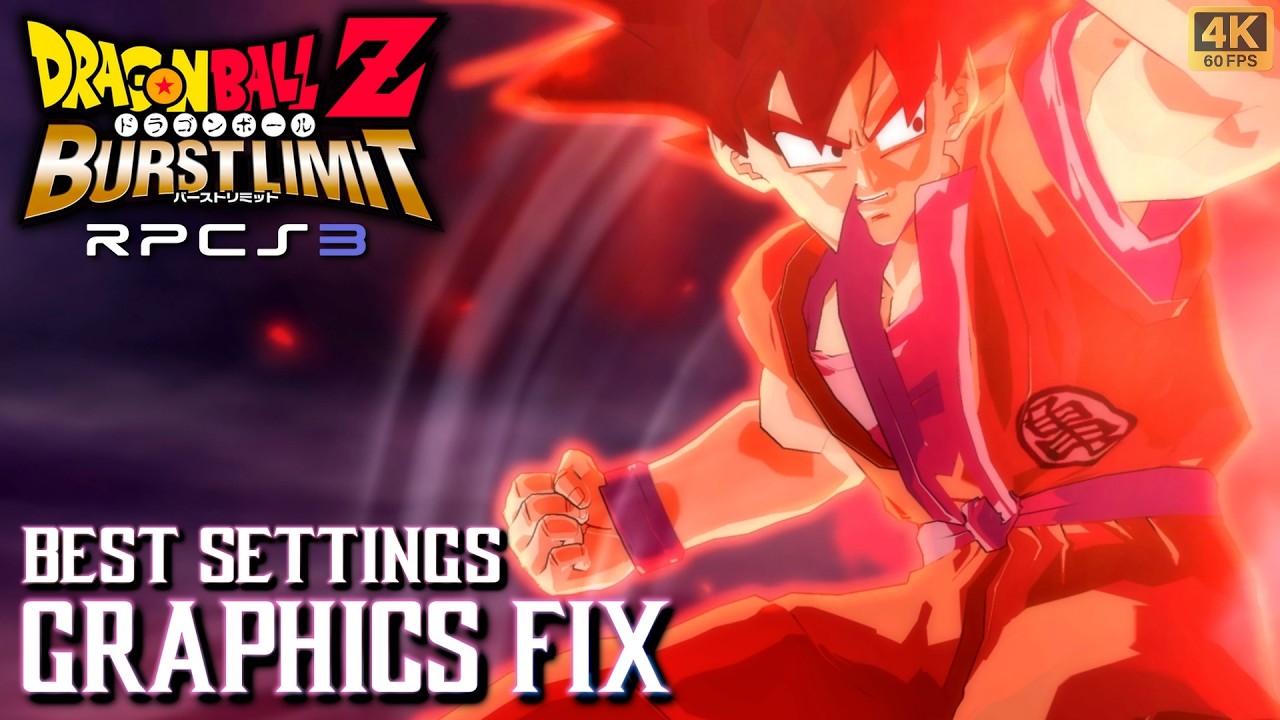 Dragon Ball Z: Burst Limit | RPCS3 | Best Settings | Graphics Fix | 60FPS