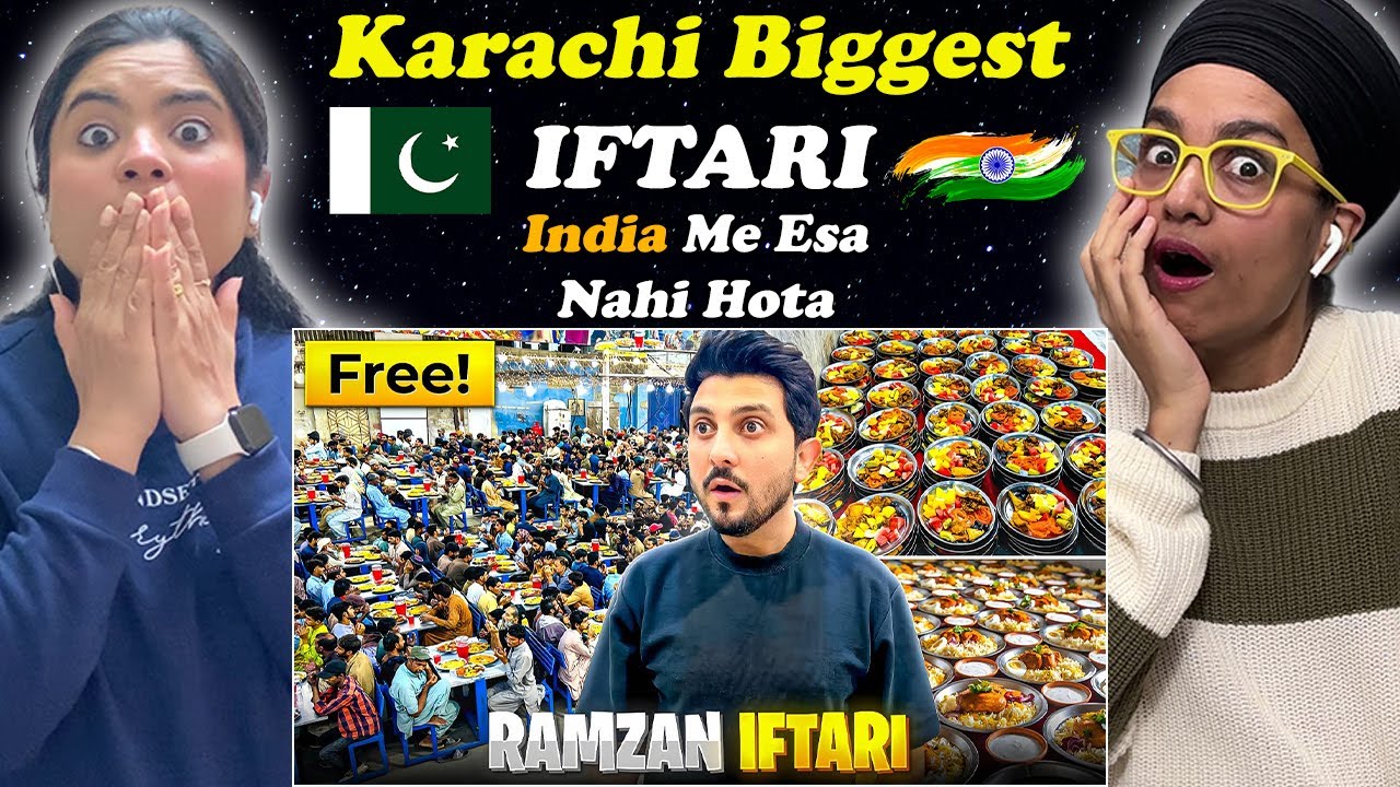 Indians React to Biggest Free Iftari for Thousands of Peoples in Karachi Pakistan