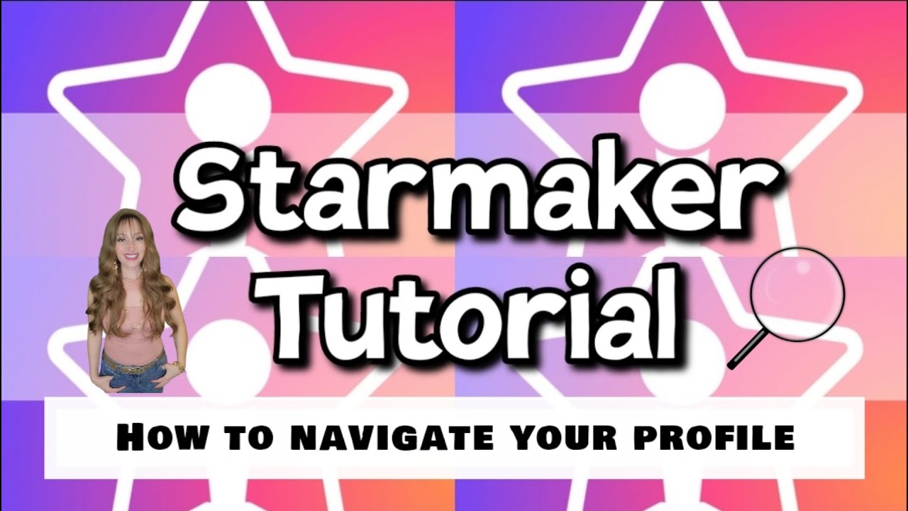 STARMAKER TUTORIAL - How to navigate your profile (English 2023)