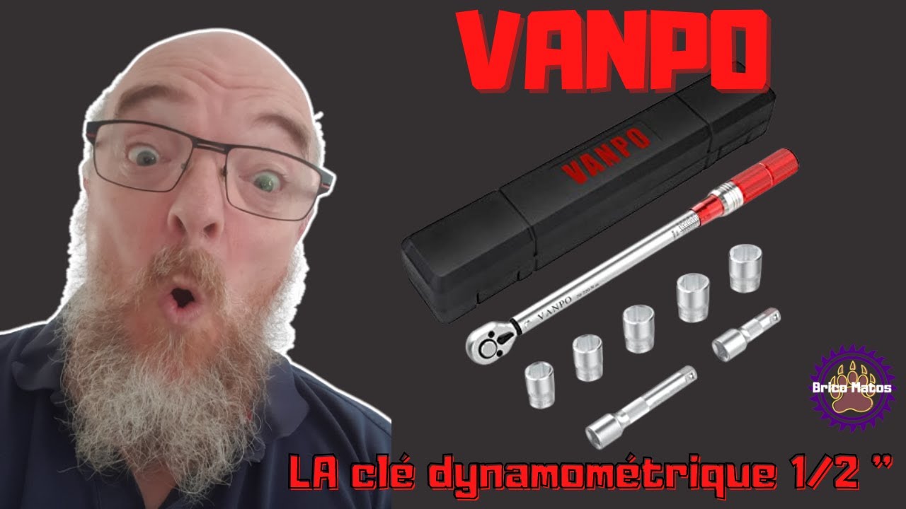 Clé dynamométrique 1/2 pouce VANPO