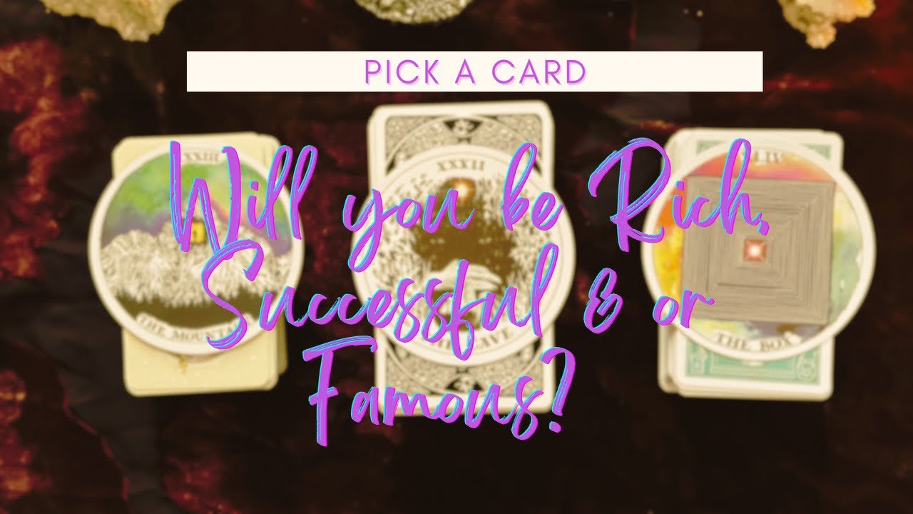 🔮 Will you be Rich, Successful & or Famous? 🤑🤩