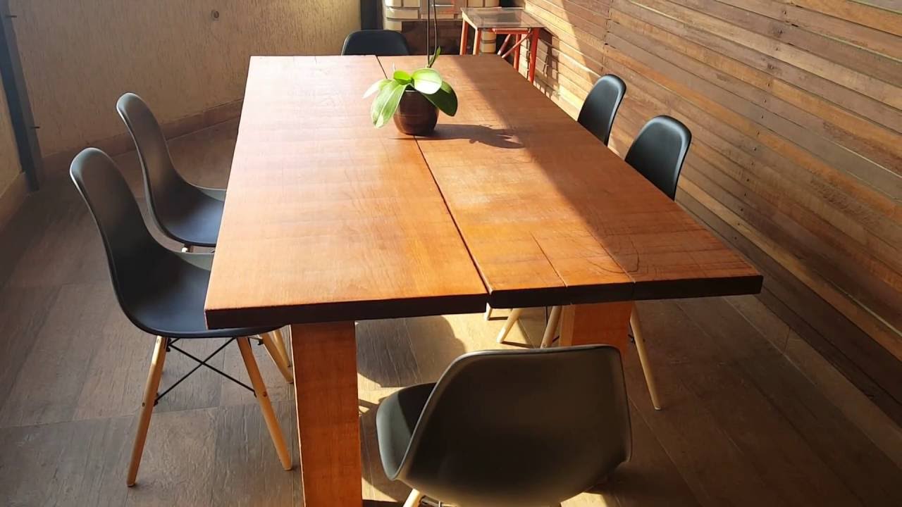 Como fazer uma mesa de madeira gastando pouco
